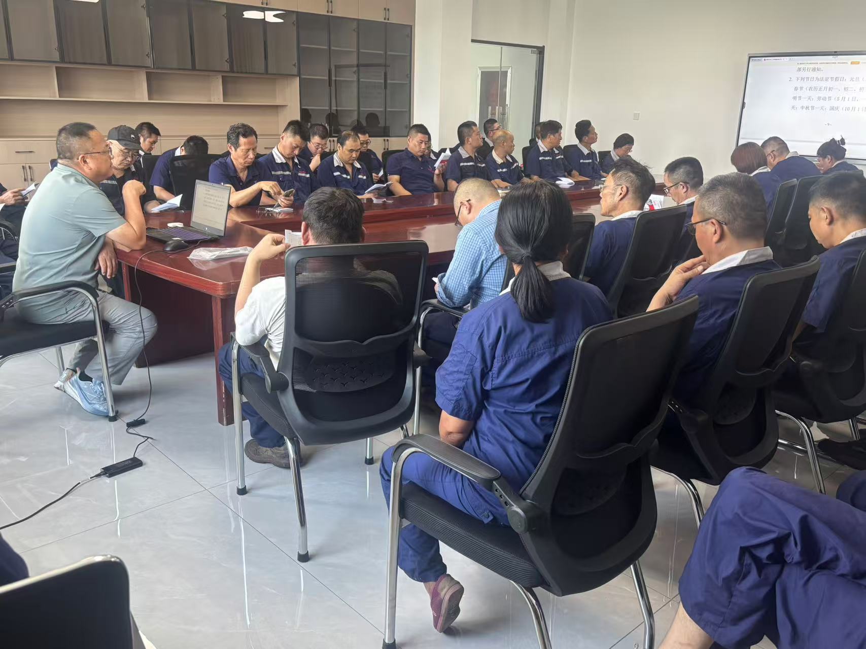 All The Employees of The Company Study The Contents of The Employee Handbook